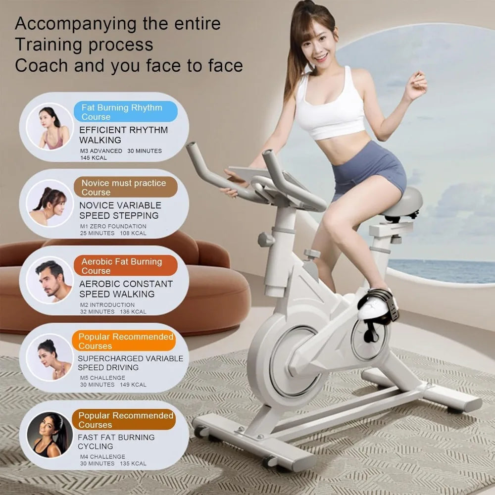 Exercise Bike, Stationary Exercise Bikes, Magnetic Resistance, Exercise Bike Indoor Cycling Bike, Upright Fitness Bike for Home