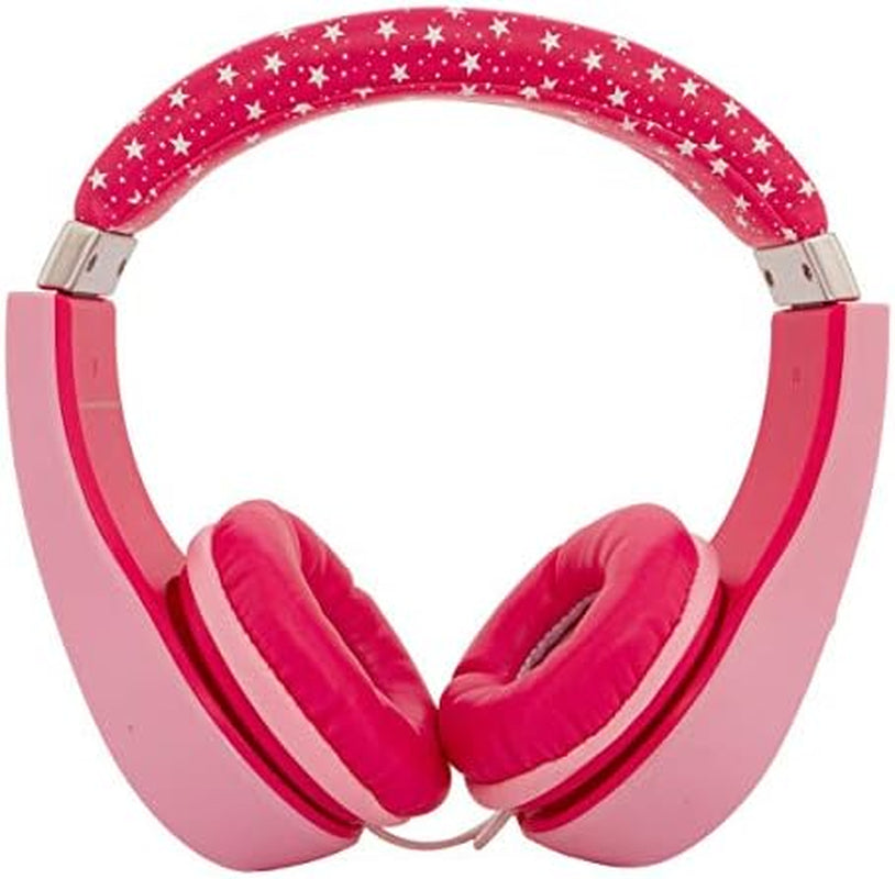 Kids Safe over the Ear Headphones, Volume Limiter for Developing Ears, 3.5MM Stereo Jack, Recommended for Ages 3-9