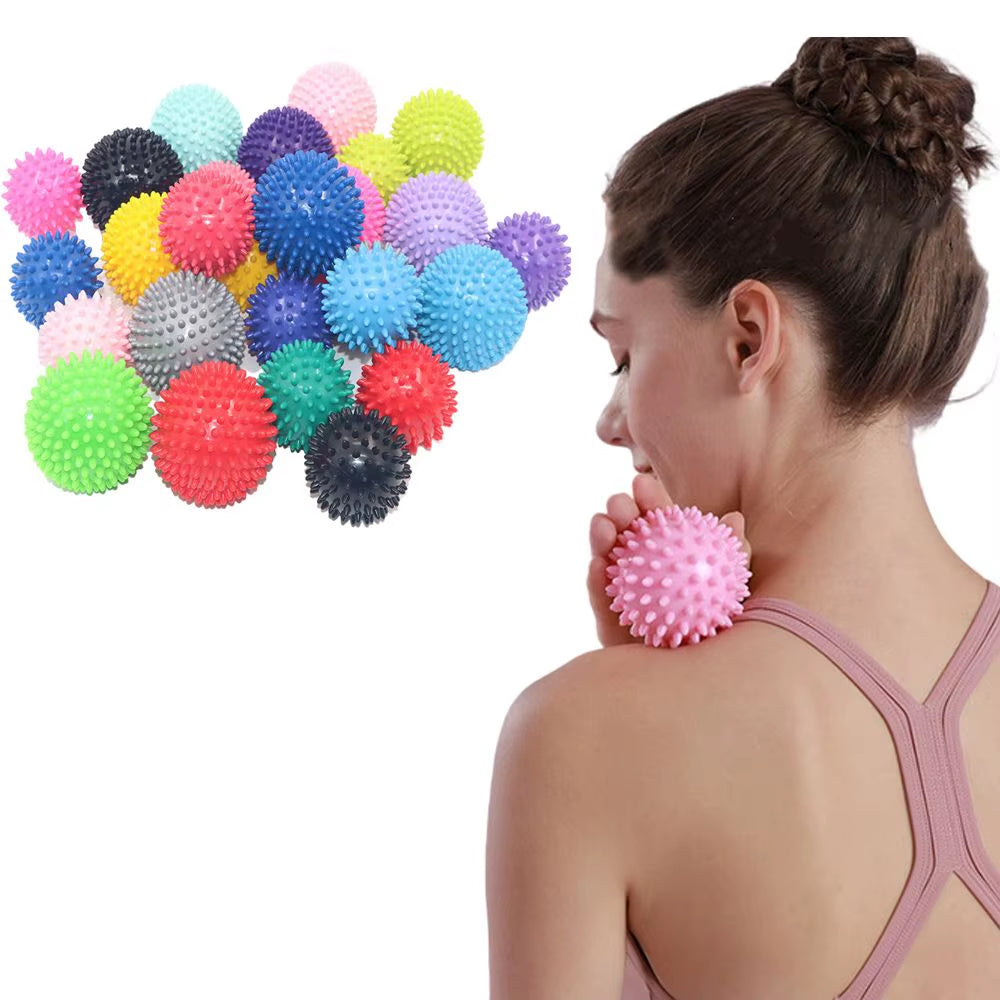 Spiky Massage Ball Exercise Exercise Exercise Hand Foot Pain Relief Plantar Relievers Muscle Soreness Relief Gift to Wife