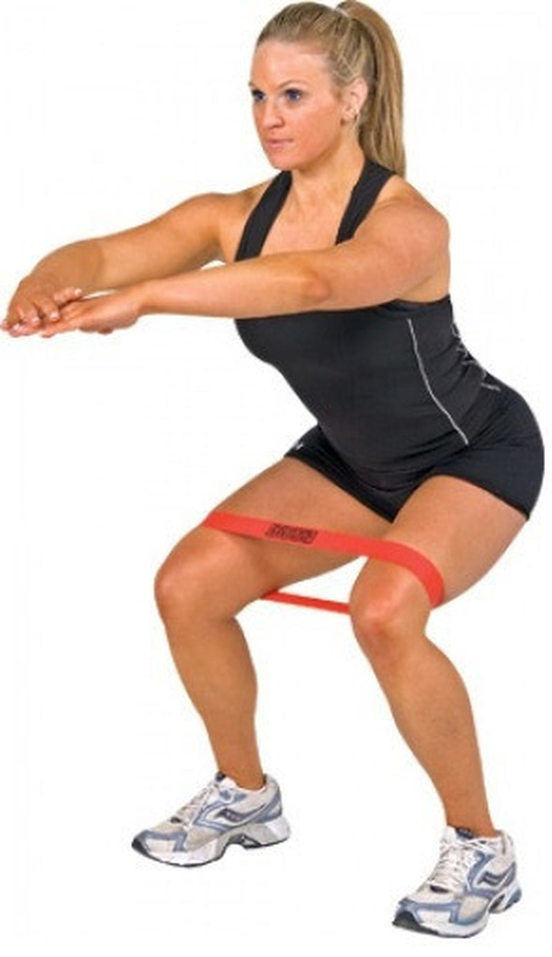 Resistance Band LOOP Exercise MEDIUM Pilates Yoga ORANGE Exercise Stretch Tubing