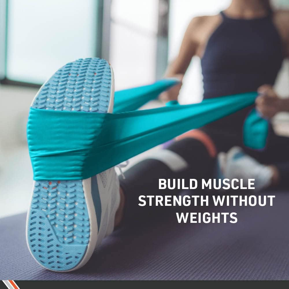 Exercise Band, 25 Yd. X 4 In. Roll - Home & Gym Fitness Equipment for Stretching, Strength Training & Physical Therapy