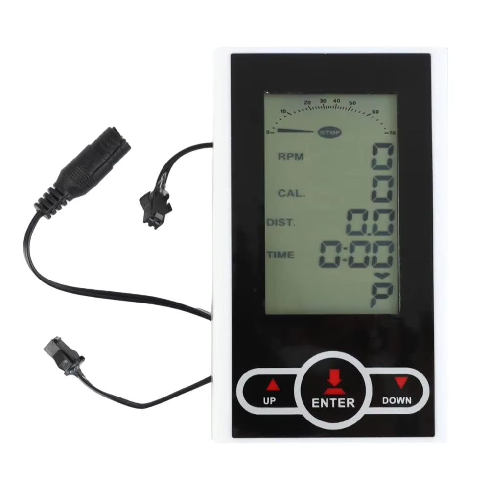 Exercise Bike Monitor Speedometer Stationary Bike Elliptical Trainer Display Elliptical Exercise Bike Display Counter Speedomete