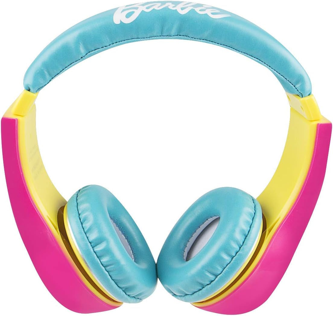 30359-TRU Batman Kid Safe over the Ear Headphone W/ Volume Limiter, Barbie Pink