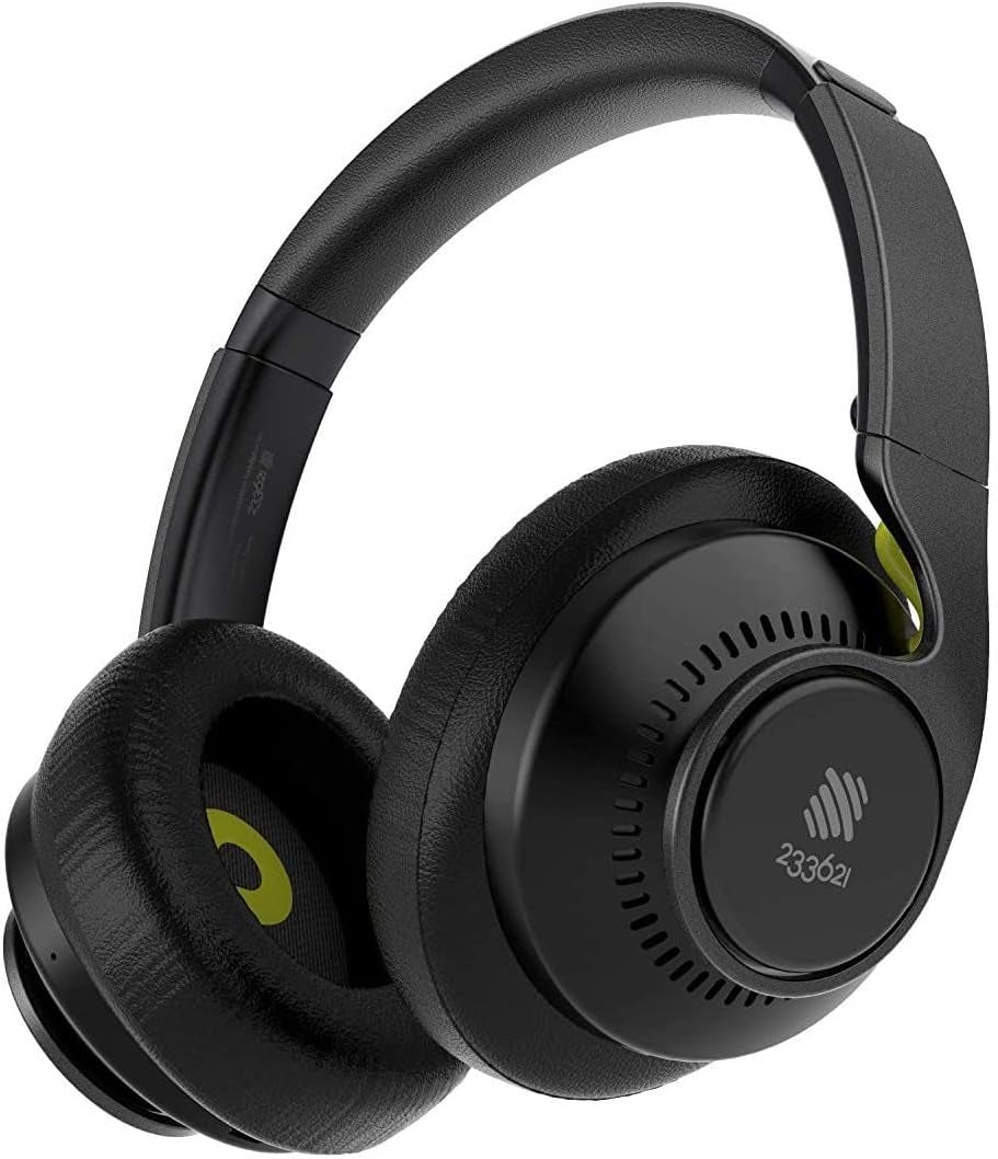 Trip Active Noise Cancelling Headphones with Independent Noise Reduction Chip, Bluetooth Wireless Headphones Built-In Mic and Ex Audio Cable, 40H Battery, Hands-Free Calls, Hifi Sound Quality