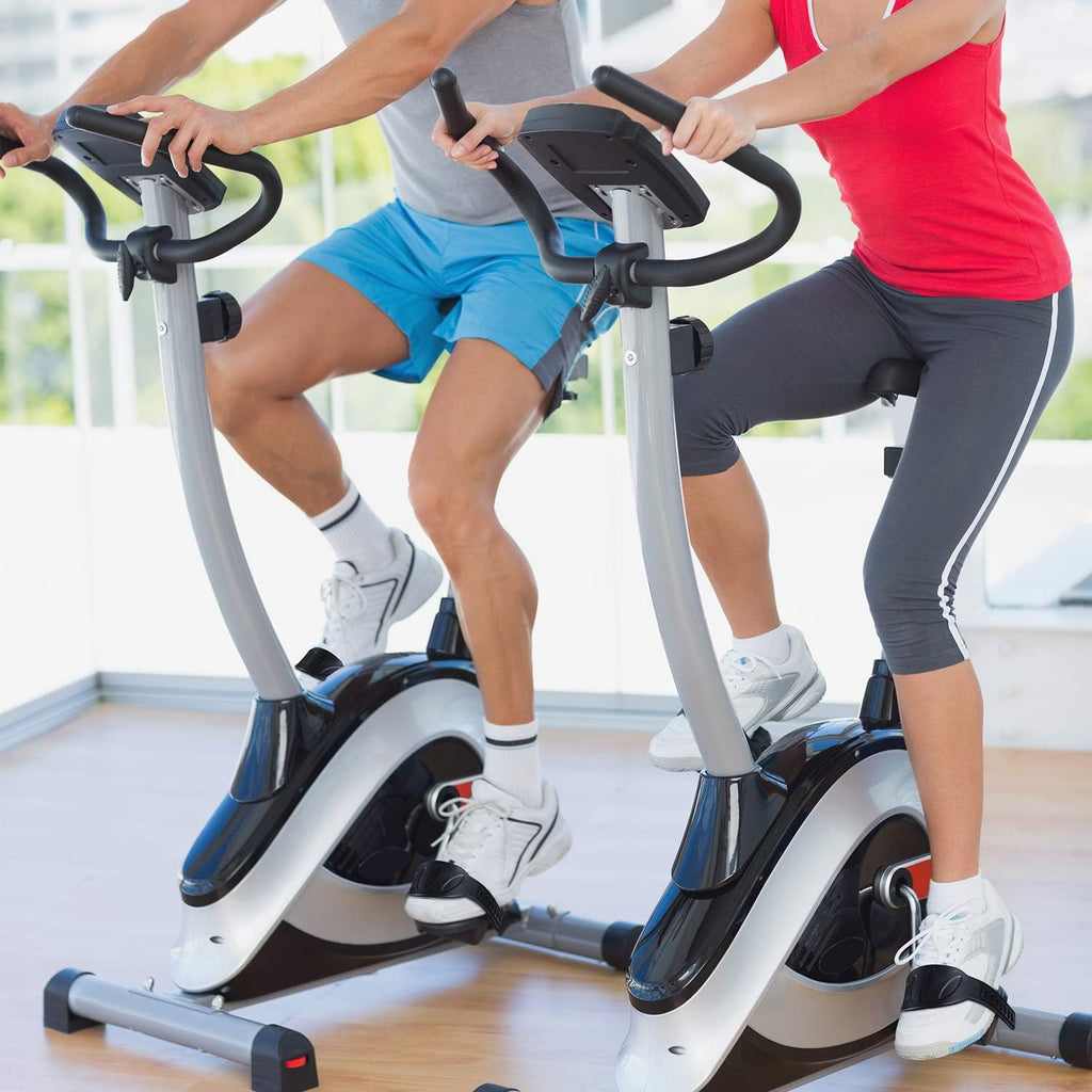 2 Pairs Exercise Bike Pedal Straps Universal Pedal Straps for Exercise Cycle Hom