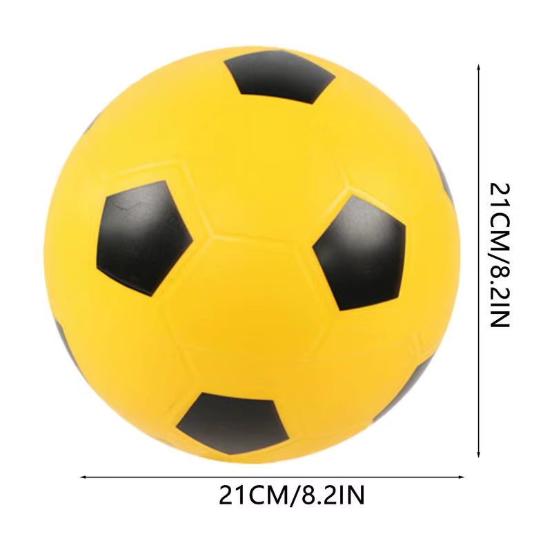 Silent Soccer Ball High Density Soft Soccer Ball Indoor Silent Ball No Noise Bouncing Ball Quiet Training Ball for Home Practice