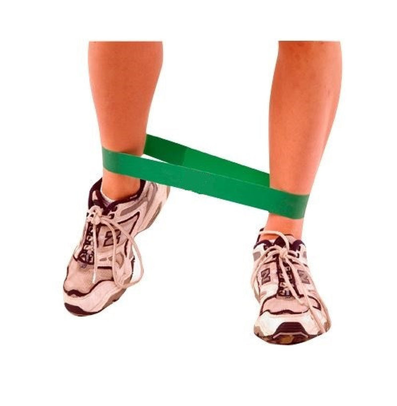 Resistance Band LOOP Exercise MEDIUM Pilates Yoga ORANGE Exercise Stretch Tubing