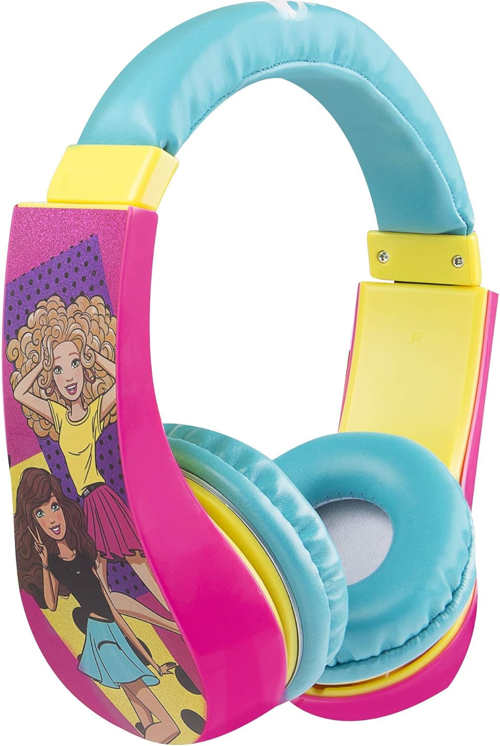 30359-TRU Batman Kid Safe over the Ear Headphone W/ Volume Limiter, Barbie Pink