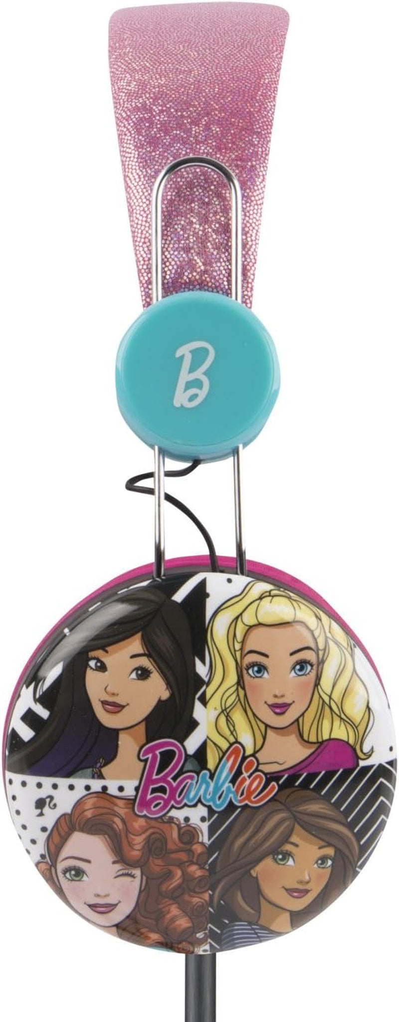 30359-TRU Batman Kid Safe over the Ear Headphone W/ Volume Limiter, Barbie Pink