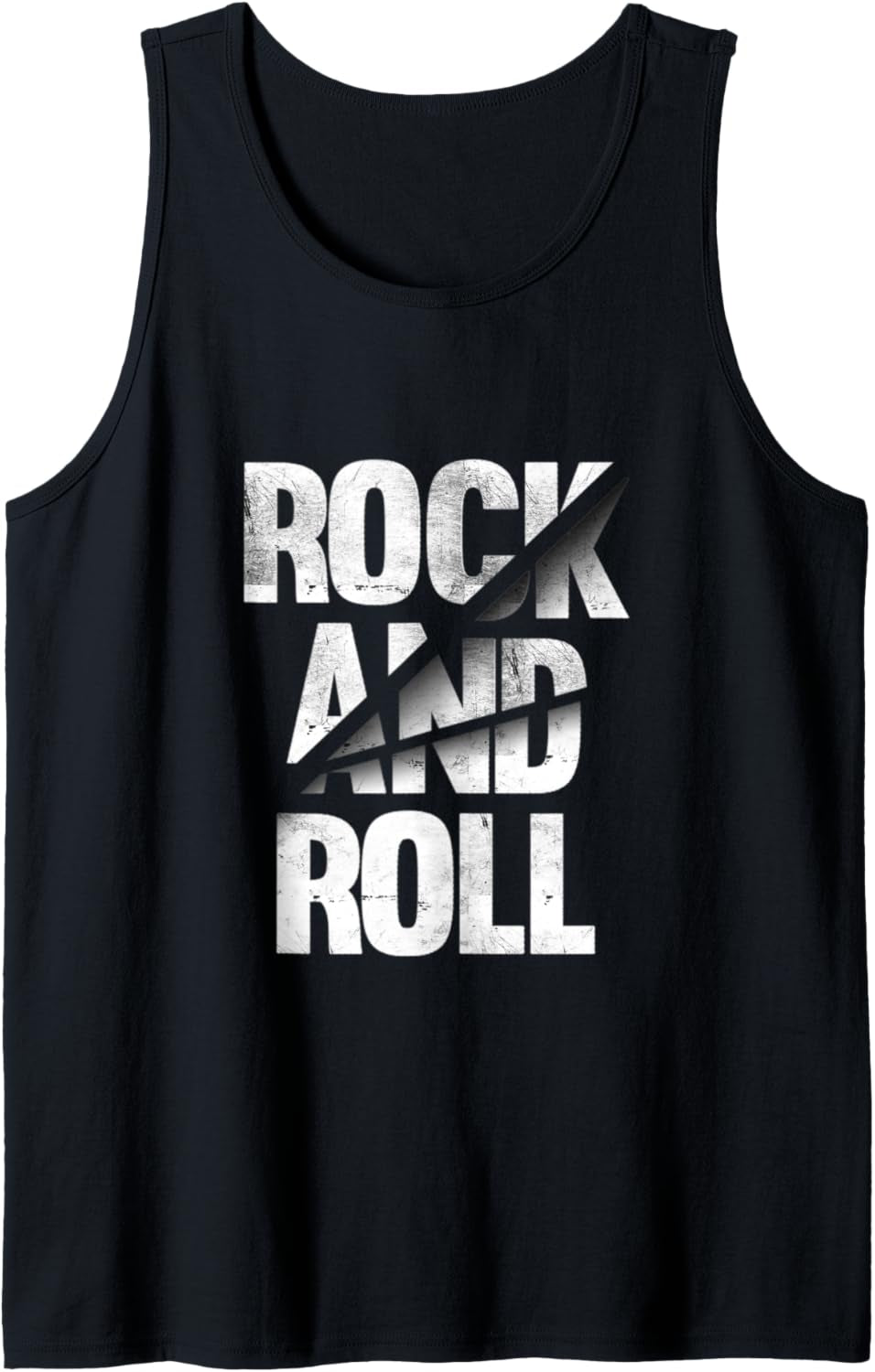 Cool Vintage Rock & Roll Tee Shirt, Black Music Rock N' Roll Tank Top